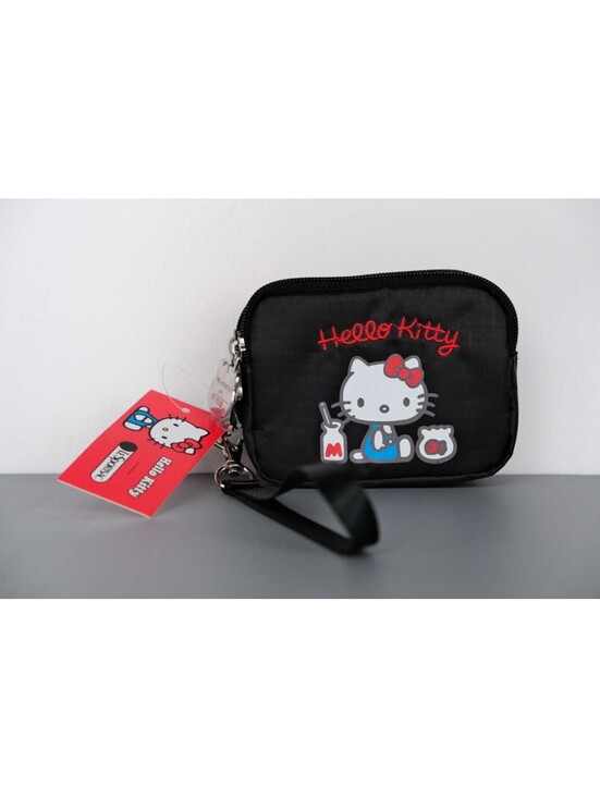 LeSportsac Other - LeSportsac Hello Kitty Black 3-Zip Wristlet Wallet NWT